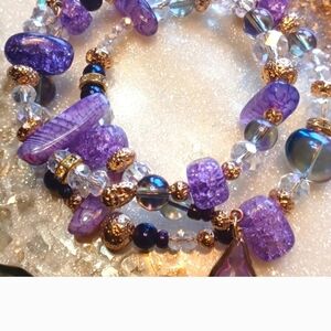 Nebula Luxe Purple Goddess Bracelet